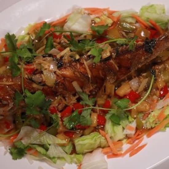 115. Shrimp with Satay / Tôm Xào Sa Tế.