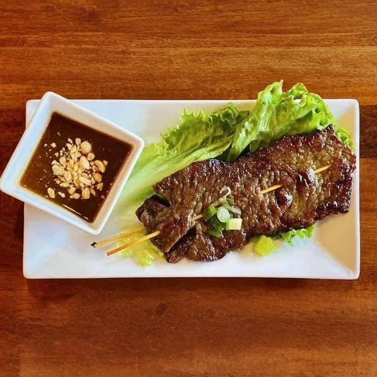 3. Beef Satay / Bò Nướng Sa Tế.