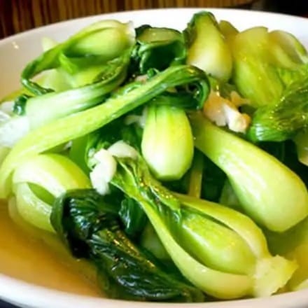 136. Bok Choy Stir-Fried / Cải Thuần Hải Xào Tỏi.
