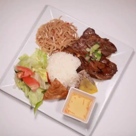 82. Combo Plate / Cơm Sườn Bì Chả Tàu Hủ Ky.