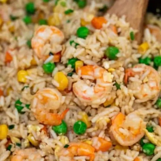 85. Shrimp Fried Rice / Cơm Chiên Tôm.