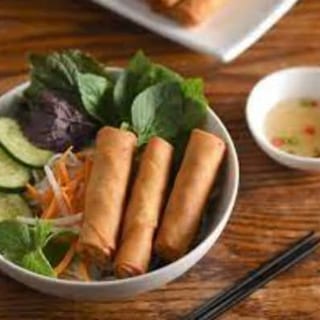 47. Vermicelli with Fried Spring Rolls / Bún Chả Giò